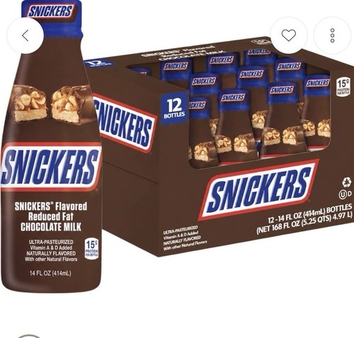 Snickers chocolate milk - snickers,